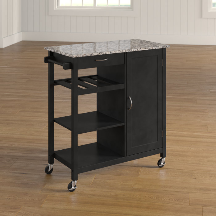 Red Barrel Studio® Auden Marble Kitchen Cart & Reviews Wayfair